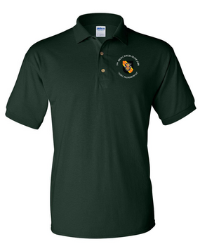 5th Special Forces Group V2  Embroidered Cotton Polo Shirt (C)