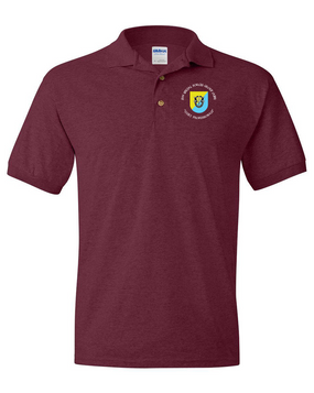 8th Special Forces Group Embroidered Cotton Polo Shirt (C)