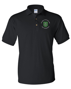 10th Special Forces Group Embroidered Cotton Polo Shirt (C)