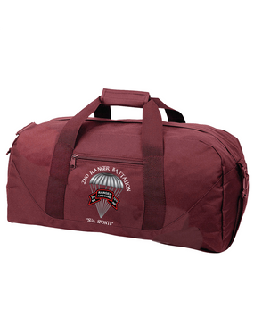 2-75th Ranger Battalion Original Scroll Embroidered Duffel Bag (C)