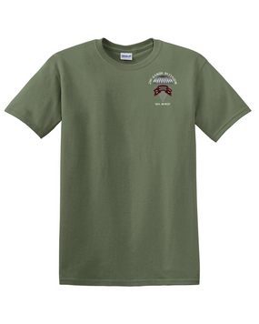 2-75th Ranger Battalion Original Scroll Cotton T-Shirt (C)