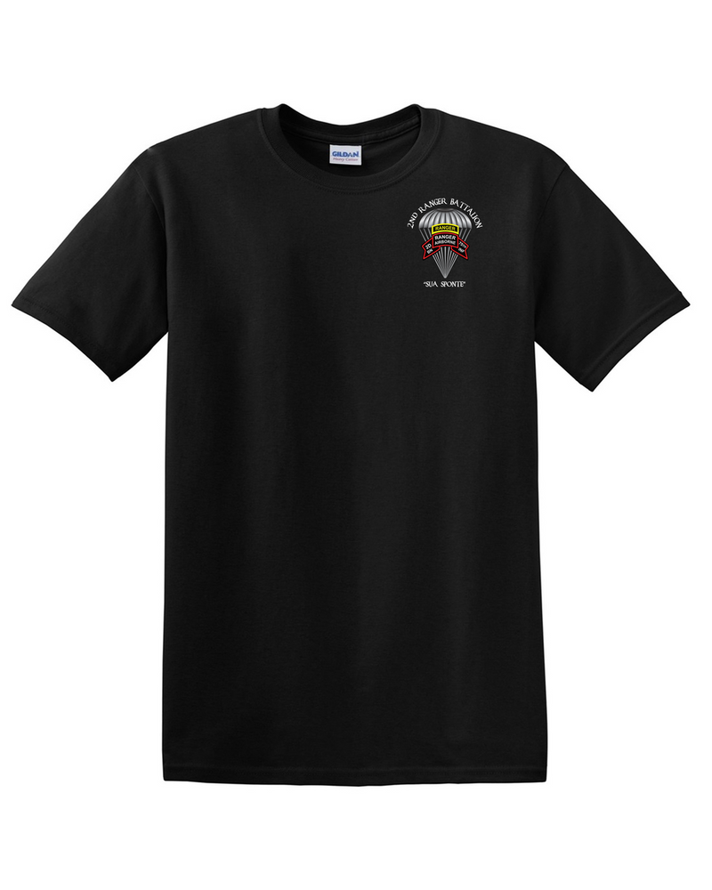 2-75th Ranger Battalion Original Scroll w/ Tab Cotton T-Shirt