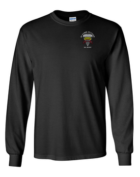 1-75th Ranger Battalion w/ Ranger Tab Long-Sleeve Cotton Shirt (C)