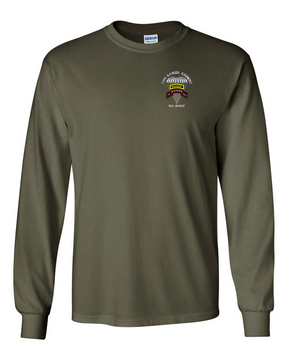 75th Ranger Regiment w/ Ranger Tab Long-Sleeve Cotton Shirt (C)