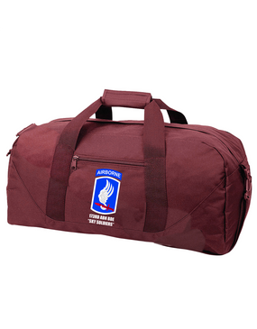 173rd "Sky Soldiers" Embroidered Duffel Bag