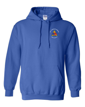 3rd Armored Division Embroidered Hooded Sweatshirt (C)
