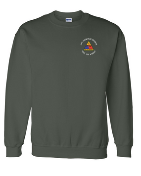 2nd Armored Division Embroidered Sweatshirt (C)
