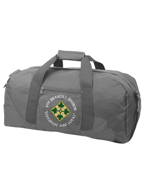 4th Infantry Division Embroidered Duffel Bag (C)