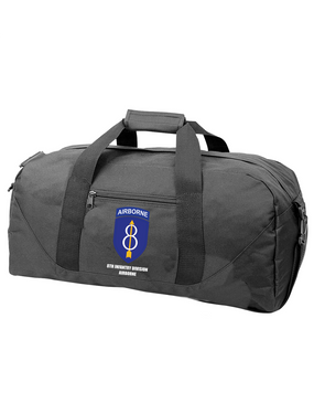 8th Infantry Division Airborne  Embroidered Duffel Bag