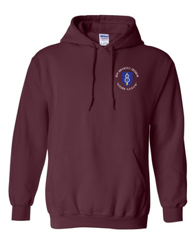 8th Infantry Division Embroidered Hooded Sweatshirt  (C)