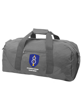 8th Infantry Division Embroidered Duffel Bag
