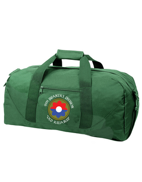 9th Infantry Division Embroidered Duffel Bag  (C)