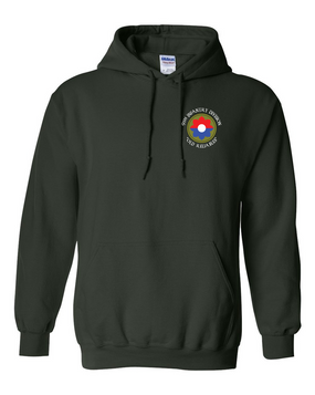 9th Infantry Division Embroidered Hooded Sweatshirt  (C)