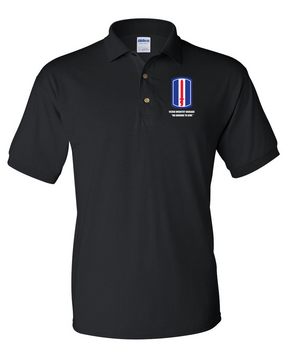 193rd Infantry Brigade  Embroidered Cotton Polo Shirt