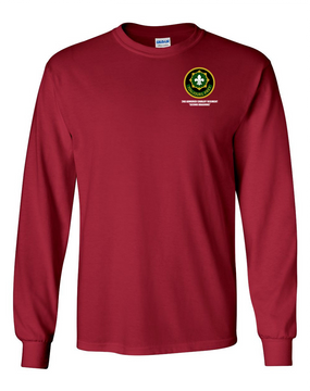 2nd Armored Cavalry Regiment Long-Sleeve Cotton Shirt  -Pocket