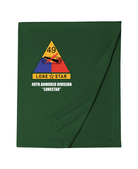 49th Armored Division Embroidered Dryblend Stadium Blanket