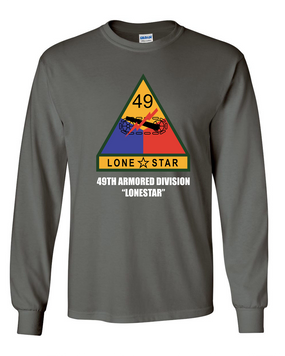 49th Armored Division Long-Sleeve Cotton Shirt  -Chest