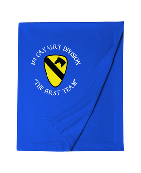 1st Cavalry Division Embroidered Dryblend Stadium Blanket (C)
