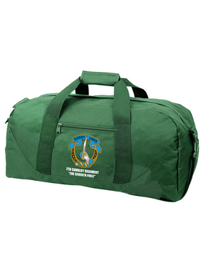 7th Cavalry Regiment Embroidered Duffel Bag