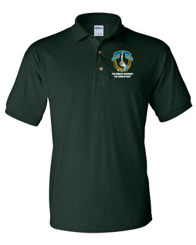 7th Cavalry Regiment Embroidered Cotton Polo Shirt