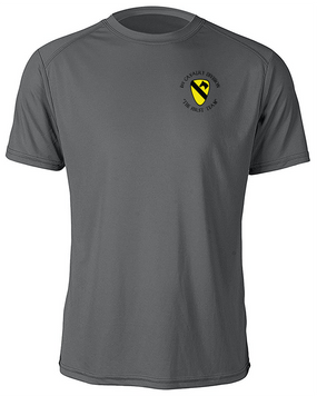 1st Cavalry Division Moisture Wick Shirt  -Pocket (C)