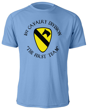 1st Cavalry Division Moisture Wick Shirt  -Chest (C)
