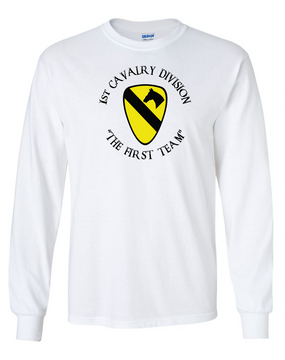 1st Cavalry Division Long-Sleeve Cotton Shirt  -Chest (C)