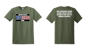 US Army Veteran Cotton T-Shirt -Arthritis-(FF)