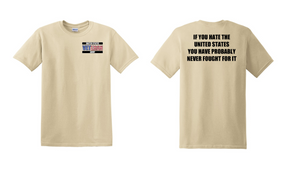 US Army Veteran Cotton T-Shirt -Fought-(P)