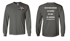 US Army Veteran Long-Sleeve Cotton Shirt  -Hate- (P)