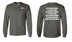 US Army Veteran Long-Sleeve Cotton Shirt  -Stand- (P)