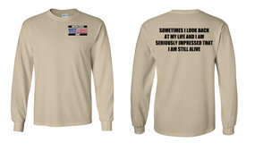 US Army Veteran Long-Sleeve Cotton Shirt  -Still Alive- (P)
