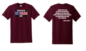 US Army Veteran Cotton T-Shirt -Reagin-(FF)