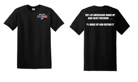 US Army Veteran Cotton T-Shirt -Wake Up-(P)