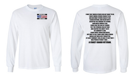 US Coast Guard Veteran Long-Sleeve Cotton Shirt  -That Which Others- (P)