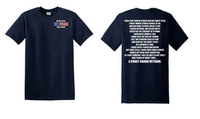 US Coast Guard Veteran Cotton T-Shirt -That Which Others-(P)