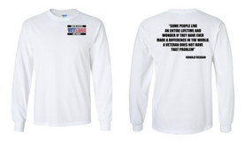 US Air Force Veteran Long-Sleeve Cotton Shirt  -Reagan- (P)