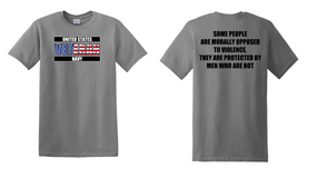 US Navy Veteran Cotton T-Shirt -Morally-(FF)