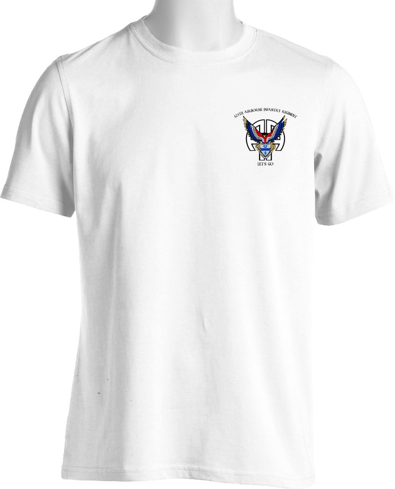 325th Airborne Infantry Regiment All American Short-Sleeve Moisture Wick Shirt