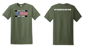 US Coast Guard Veteran Cotton Shirt-Recruiter- (FF)