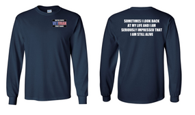 US Coast Guard Veteran Long-Sleeve Cotton Shirt- Still Alive- (P)