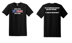 US Coast Guard Veteran Cotton Shirt-Wake Up- (FF)