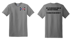 US Coast Guard Veteran Cotton Shirt-Wake Up- (P)