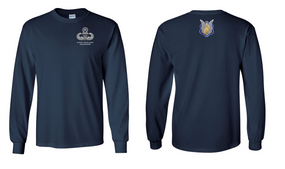 1-17th Cavalry (Crest) Master Paratrooper Long-Sleeve Cotton Shirt