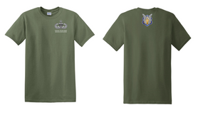 1-17th Cavalry (Crest) Senior Jumpmaster Cotton Shirt
