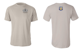 1-17th Cavalry (Crest) Senior Paratrooper Moisture Wick Shirt