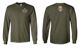 82nd Signal Battalion Master Paratrooper Long-Sleeve Cotton Shirt