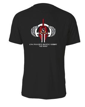 1/504th Parachute Infantry Regiment Spartan Cotton Shirt -(Chest)