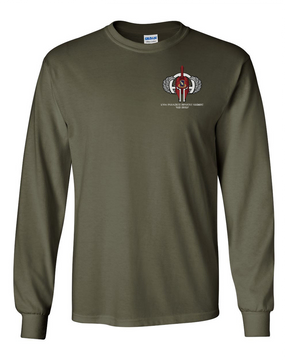 1/504th Parachute Infantry Regiment Spartan Long-Sleeve Cotton T-Shirt  (P)