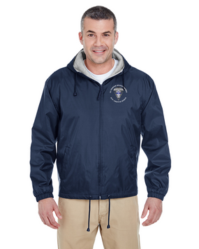325th Airborne Infantry Regiment (C) Embroidered Fleece-Lined Hooded Jacket